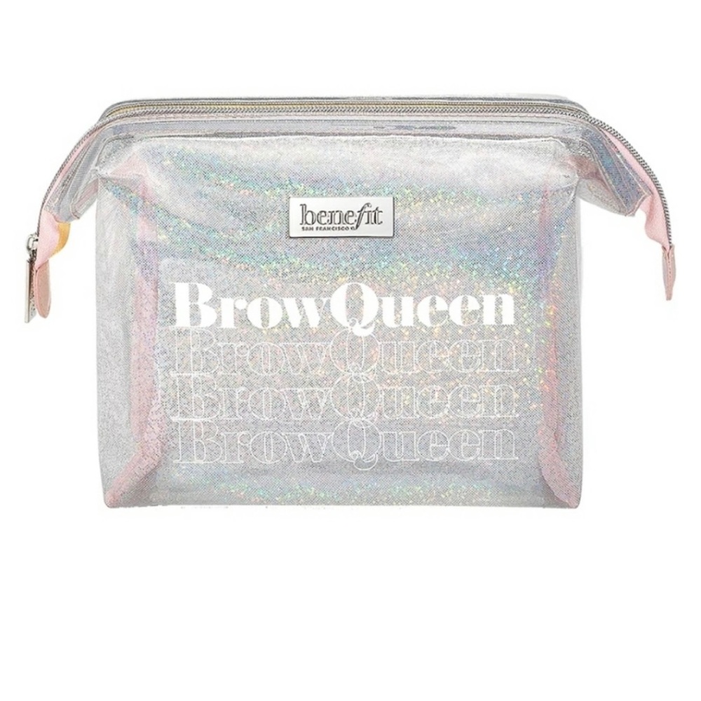 Benefit cosmetics make up bag iridescent used in excellent condition - Picture 1 of 1